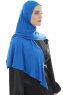 Ajda - Blue Zipper Hijab