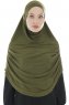 Roxelana - Khaki Long Al Amira Hijab