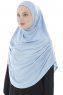 Roxelana - Light Blue Long Al Amira Hijab
