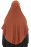 Roxelana - Brick Red Long Al Amira Hijab