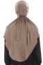 Sefa - Dark Taupe One-Piece Al Amira Hijab