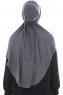 Sefa - Dark Grey One-Piece Al Amira Hijab