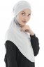 Sefa - Light Grey One-Piece Al Amira Hijab
