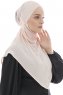 Ebrar - Dusty Pink Crepe Chiffon Al Amira Hijab