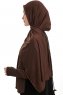 Azize - Brown Pro Scarf Sport Hijab Set