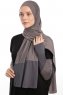Azize - Dark Grey Pro Scarf Sport Hijab Set