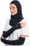 Bayda - Navy Blue Pro Sport Hijab Set