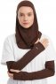 Bayda - Brown Pro Sport Hijab Set