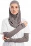 Bayda - Dark Grey Pro Sport Hijab Set