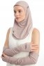 Bayda - Stone Grey Pro Sport Hijab Set