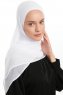Eylem - White One Piece Chiffon Hijab