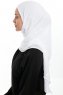 Eylem - White One Piece Chiffon Hijab