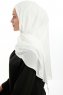Eylem - Creme One Piece Chiffon Hijab