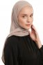 Sahar - Light Taupe One Piece Chiffon Hijab