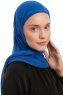 Sahar - Blue One Piece Chiffon Hijab
