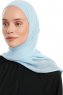 Sahar - Ljusblå One Piece Chiffon Hijab