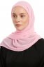 Sahar - Pink One Piece Chiffon Hijab