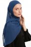 Sahar - Indigo One Piece Chiffon Hijab