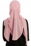 Sahar - Dark Pink One Piece Chiffon Hijab