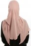 Sahar - Light Salmon One Piece Chiffon Hijab