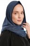 Taliah - Navy Blue One Piece Hijab