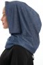 Taliah - Navy Blue One Piece Hijab