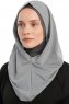 Taliah - Light Grey One Piece Hijab
