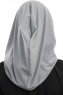 Taliah - Light Grey One Piece Hijab