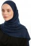 Vesile - Navy Blue One-Piece Hijab