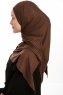 Vesile - Brown One-Piece Hijab