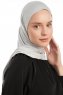 Vesile - Light Grey One-Piece Hijab