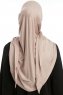 Vesile - Stone Grey One-Piece Hijab