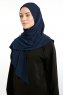 Nermin - Navy Blue Sandy Scarfs Hijab