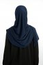 Nermin - Navy Blue Sandy Scarfs Hijab