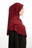 Nermin - Bordeaux Sandy Scarfs Hijab