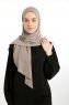 Nermin - Dark Taupe Sandy Scarfs Hijab