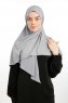 Nermin - Light Grey Sandy Scarfs Hijab