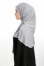 Nermin - Light Grey Sandy Scarfs Hijab