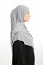Nermin - Light Grey Sandy Scarfs Hijab