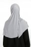 Nermin - Light Grey Sandy Scarfs Hijab
