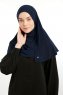 Ilay - Navy Blue Sandy Turban Hijab
