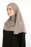 Ilay - Dark Taupe Sandy Turban Hijab