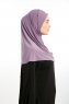 Ilay - Dark Purple Sandy Turban Hijab