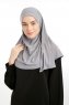 Ilay - Light Grey Sandy Turban Hijab