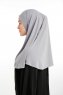 Ilay - Light Grey Sandy Turban Hijab