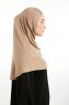 Feriha - Dark Taupe Viscose Turban Hijab