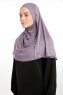 Feriha - Dark Purple Viscose Turban Hijab