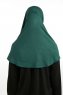 Feriha - Dark Green Viscose Turban Hijab