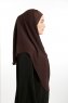 Bengi - Brown Micro Krep Turban Hijab