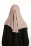 Bengi - Dark Taupe Micro Krep Turban Hijab